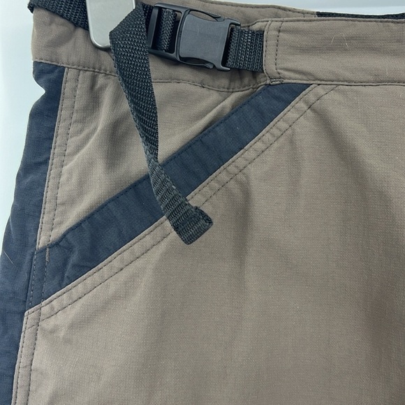 Novara Cycling Bicycle Shorts Padded Black & Green Nylon Belt SZ L - Picture 4 of 7